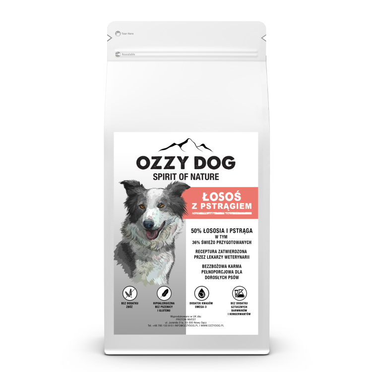 OZZY DOG ŁOSOŚ PSTRĄG