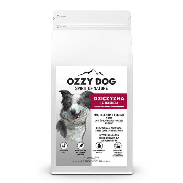 OZZY DOG DZICZYZNA z JELENIA